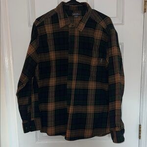 Eddie Bauer Plaid Button-Up Shirt